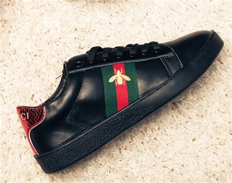 fake gucci black shoes|how to authenticate gucci shoes.